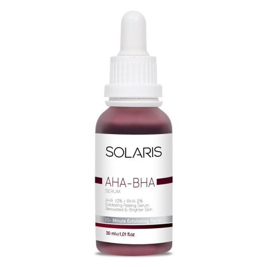 Solaris Refreshing Evening Face Peeling Serum 30Ml Aha 10% + Bha 2%