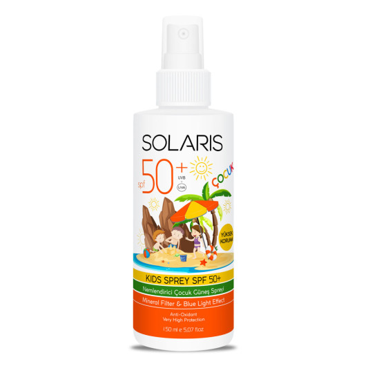 Solaris Kids Sunscreen Spray Spf 50+ High Protection