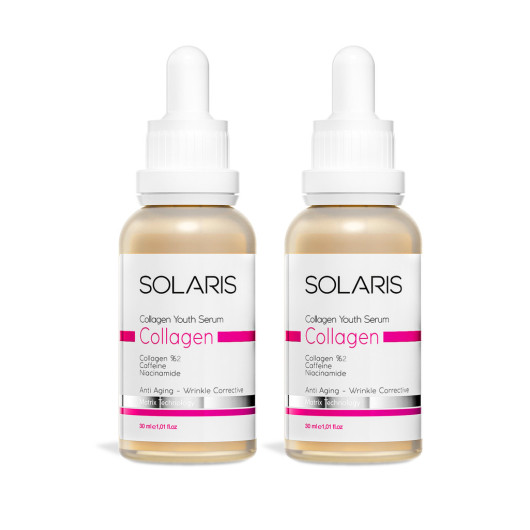 Solaris Collagen Skin Care Serum 30Ml X 2