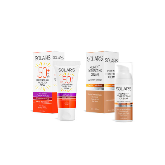 Sunscreen Anti Blemish 50Ml And Solaris Skin Whitening Cream 50Ml