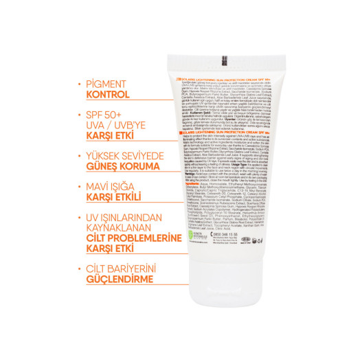 Blemish Cream + Anti-Blemish Sunscreen + Hyaluronic Acid + Cleansing Gel 4 In 50Ml Solaris