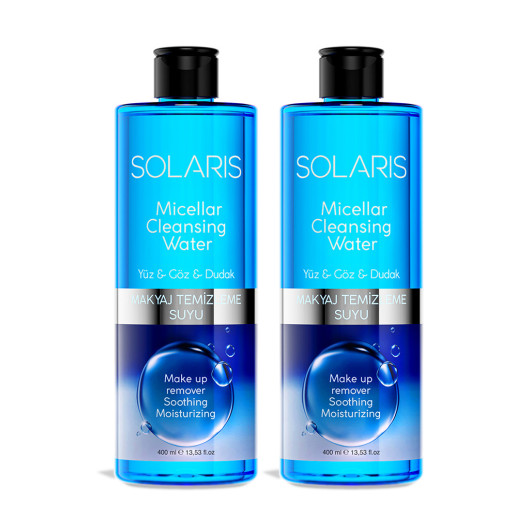 Solaris Make-Up Remover Water 2 X 400 Ml