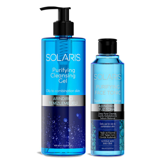 Solaris Facial Cleansing Gel + Facial Cleansing Tonic