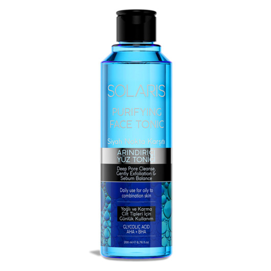 Solaris Facial Cleansing And Purifying Tonic 200Ml