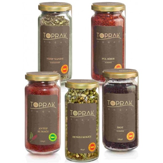 Set Of 5 Spices