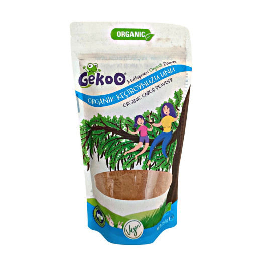 Organic Carob Flour 250 Grams Gekoo Organik