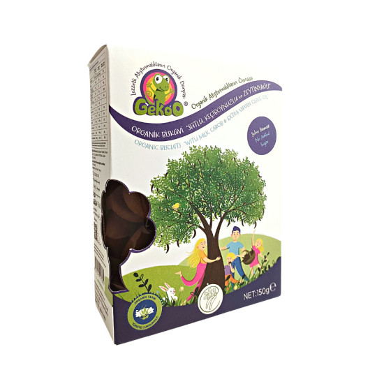 Organic Biscuits With Carob With Milk And Olive Oil 150G