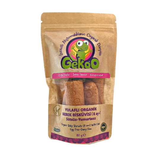 Organic Oatmeal Baby Biscuit 80G