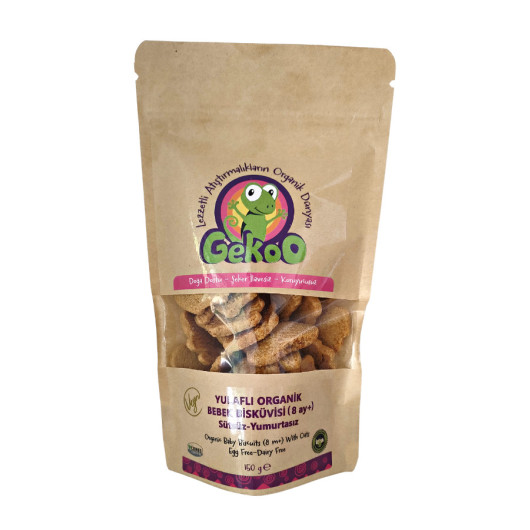 Gekoo Oatmeal Organic Baby Biscuit
