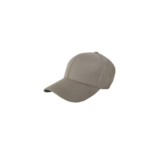 قبعة (طاقية) كاب أساسية نسائية لون رمادي فاتح