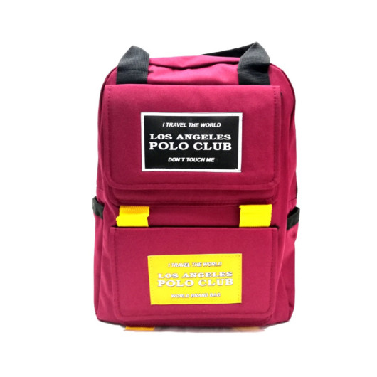 Women's Claret Red Backpack
