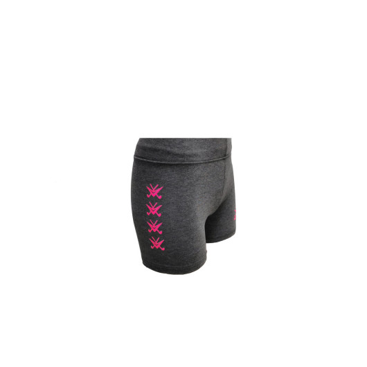 Women's Smoked Waist Elastic Printed Mini Shorts