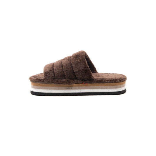 Women's Brown House Slippers