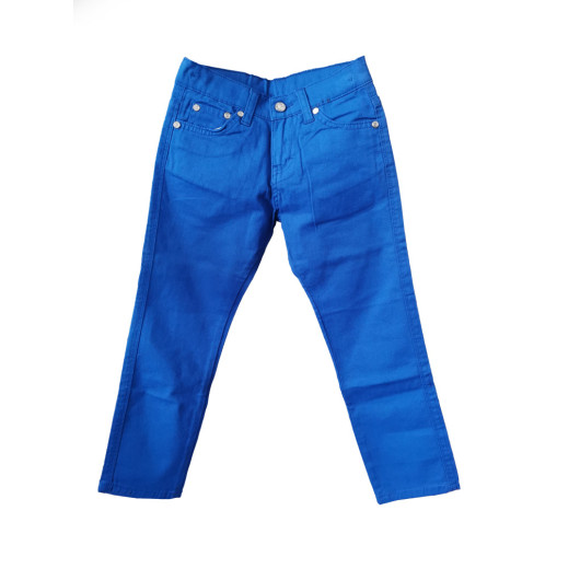 Girl Blue Linen Trousers