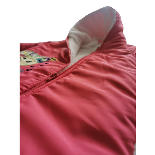 Girl Pomegranate Flower Hooded Sleeping Bag