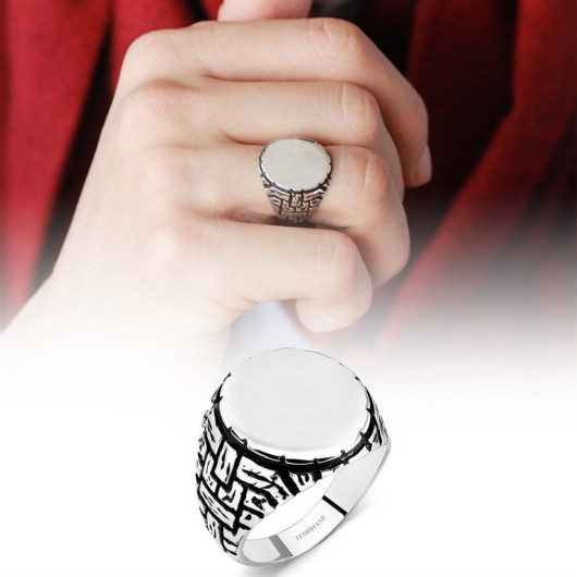 925 Sterling Silver Pit Ring