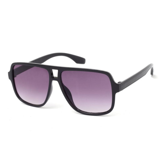 Black Bright Frame Men's Sunglasses