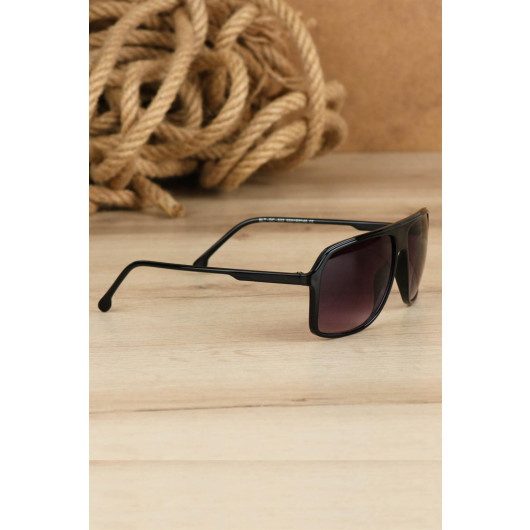 Black Frame Gradient Men's Sunglasses
