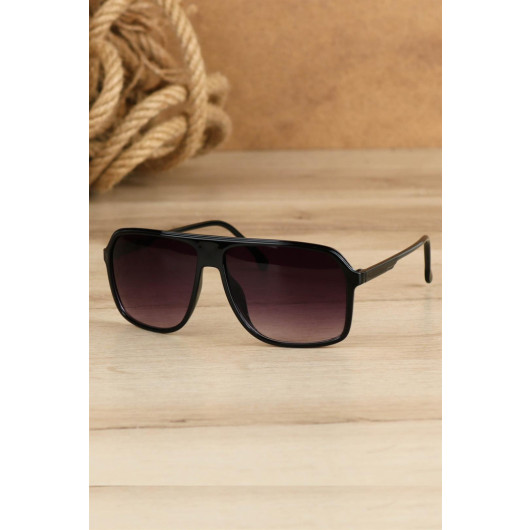 Black Frame Gradient Men's Sunglasses