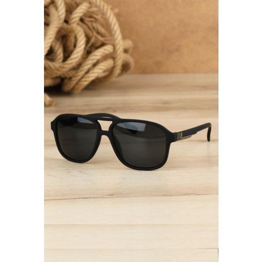نظارات شمسية  فينتاج لون أسود للرجال
