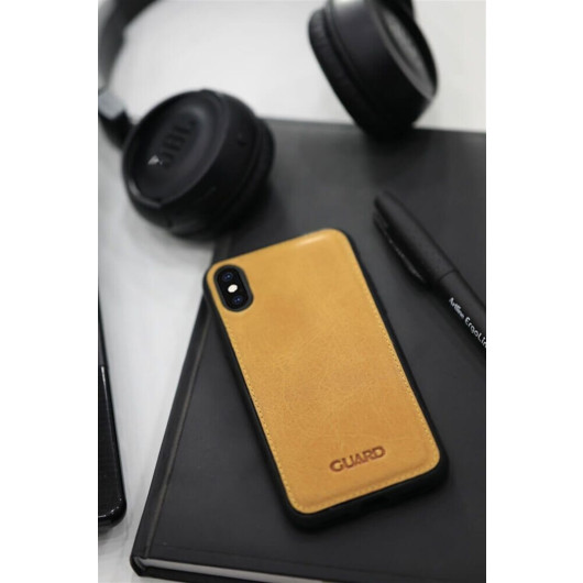 Guard Antique Leather Yellow Iphone X / Xs Case