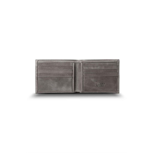 Guard Antique Gray Classic Leather Men's Wallet