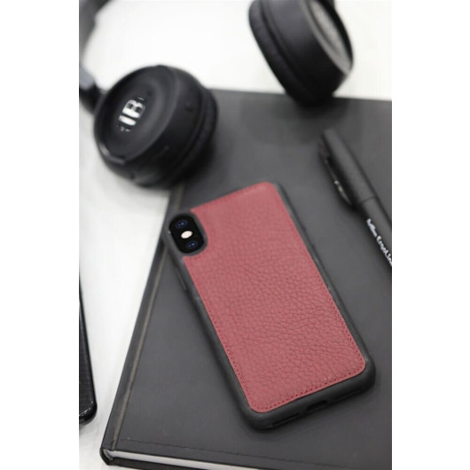 Guard Burgundy Leather Iphone X / Xs Case