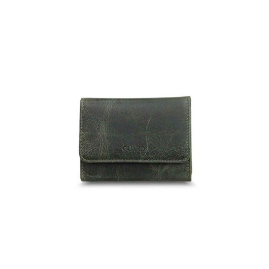 محفظة نسائية مع قسم للنقود المعدنية بلون اخضر من Guard