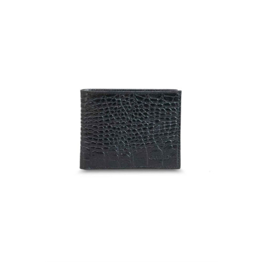Guard Croco Black Classic Leather Men's Wallet