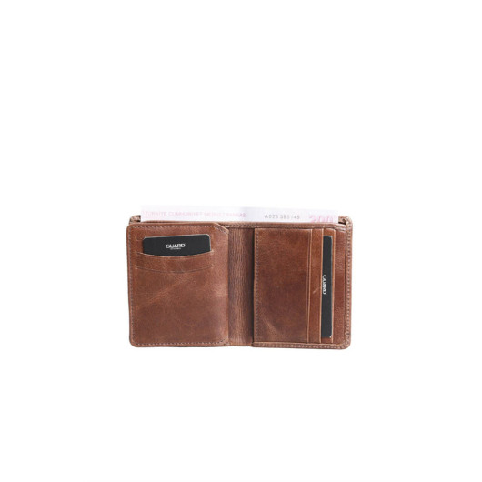 Guard Dustin Antique Brown Leather Men's Wallet