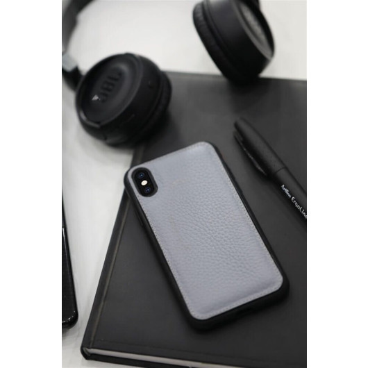 Guard Gray Leather Iphone X / Xs Phone Case