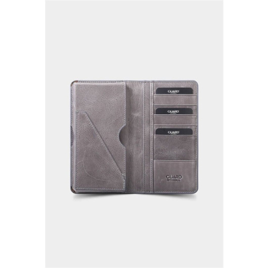 Guard Gift Antique Gray Portfolio - Wallet Set