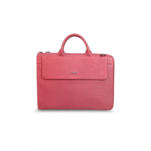 Guard Slim Red Leather Briefcase