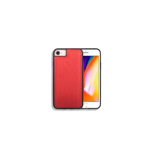 بيت هاتف Iphone 6 / 6S / 7 من الجلد بلون أحمر من Guard