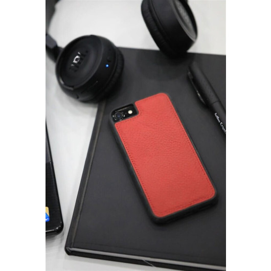 Guard Red Leather Phone Case For Iphone 6/6S/7