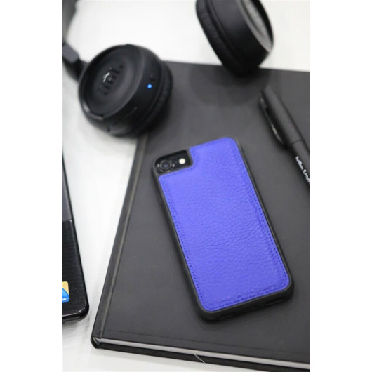 Guard Navy Blue Leather Phone Case For Iphone 6 / 6S / 7