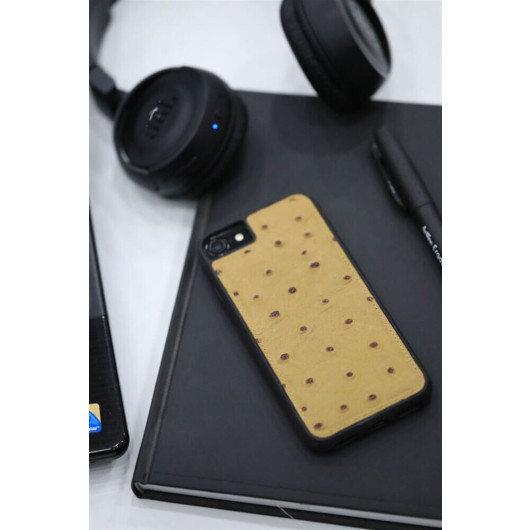 Guard Taba Ostrich Pattern Leather Phone Case For Iphone 6 / 6S / 7
