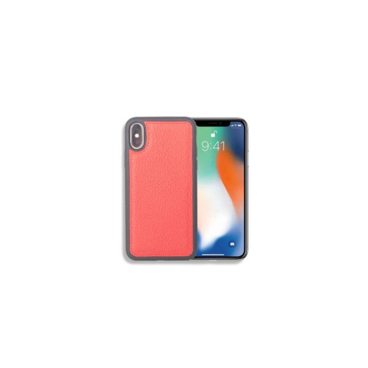 Guard Red Leather Iphone X / Xs Case
