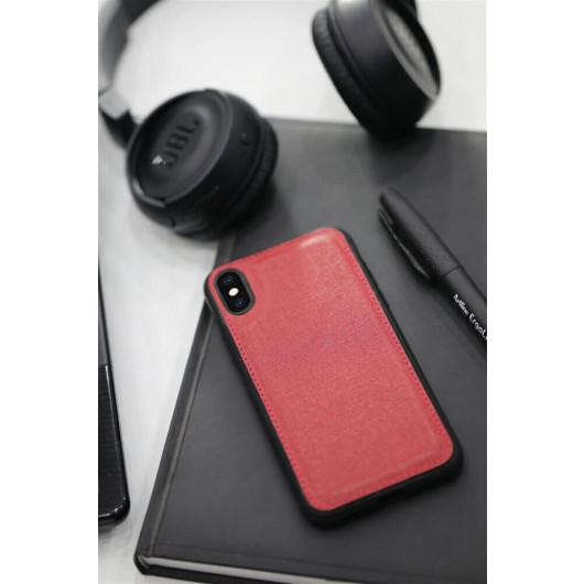 Guard Red Saffiano Leather Iphone X / Xs Case