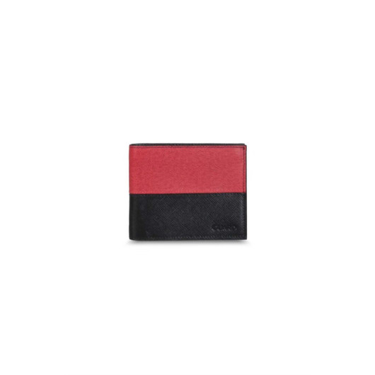 Guard Red-Black Leather Men's Wallet