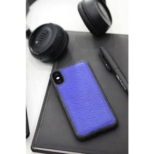 Guard Navy Blue Leather Iphone X / Xs Case