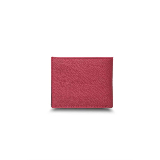 Guard Matte Red - Black Horizontal Leather Wallet