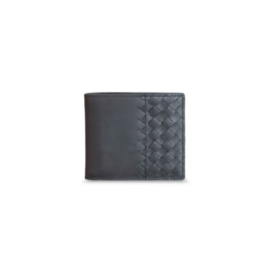 Guard Matte Black Matte Handmade Leather Men's Wallet