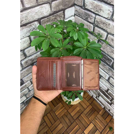 Guard Patted Tan Leather Women's Wallet