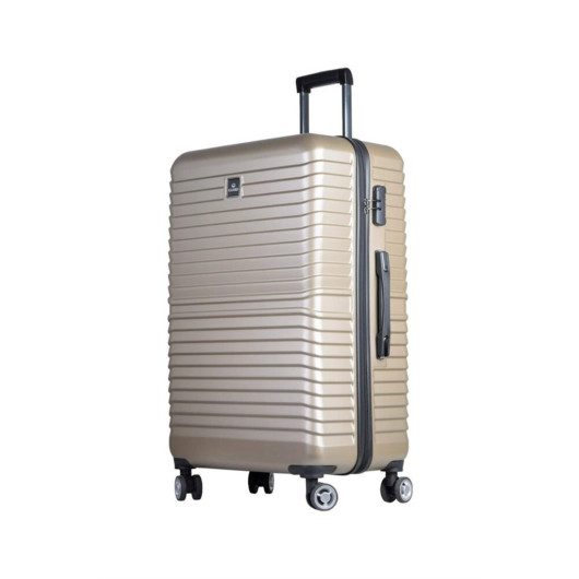 Guard Polypropylene Unbreakable Bronze Travel Suitcase Set Of 3