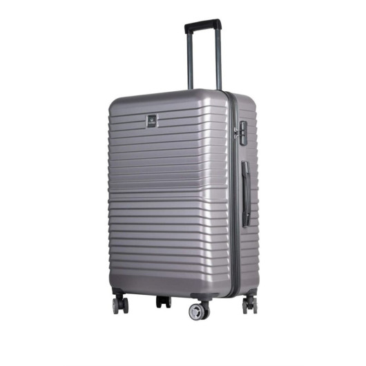 Guard Polypropylene Unbreakable Gray Travel Suitcase Set Of 3