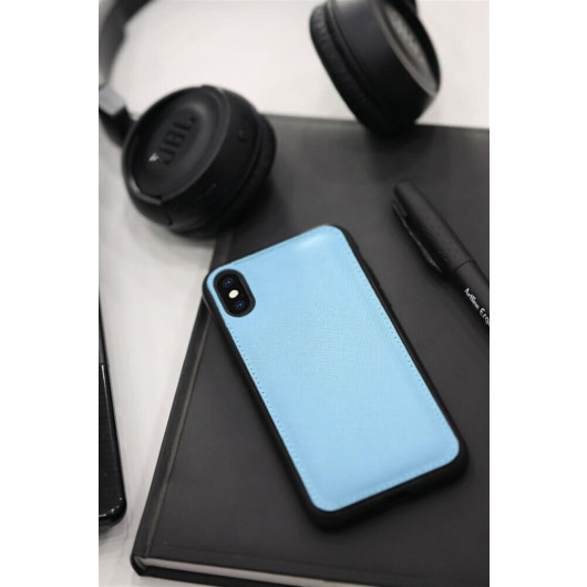 Guard Turquoise Saffiano Leather Iphone X / Xs Case
