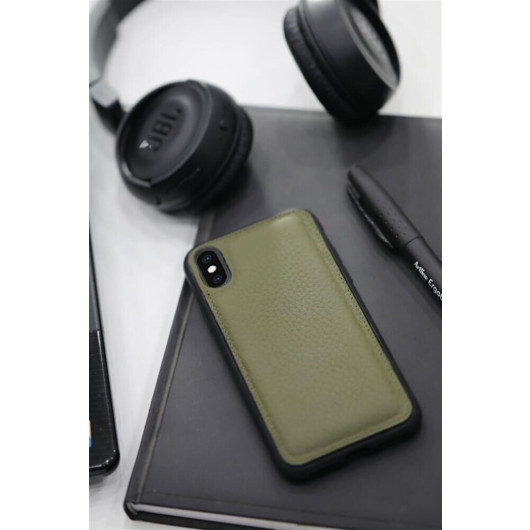 Guard Green Leather Iphone X / Xs Phone Case