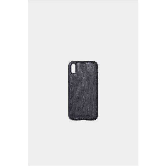 Guard Road Printed Black Leather Iphone X / Xs Case