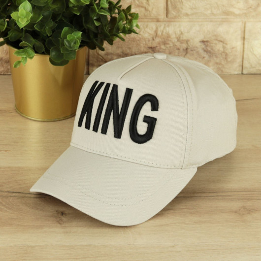 Cream Summer Black King Cap